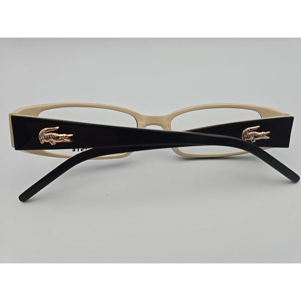 LACOSTE‎ LA12221 Eyeglasses ( Frame Only ) Black Brown Tan 50-18-130